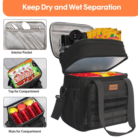 GLENKEY water-resistant outer fabric protecting contents in rain