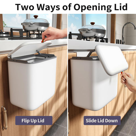 Gleynest compost bin lid closed to seal odors.