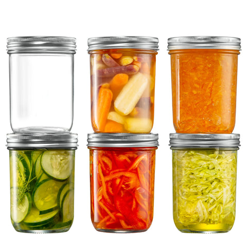 GLING wide-mouth 16oz jar for easy scooping and pouring.