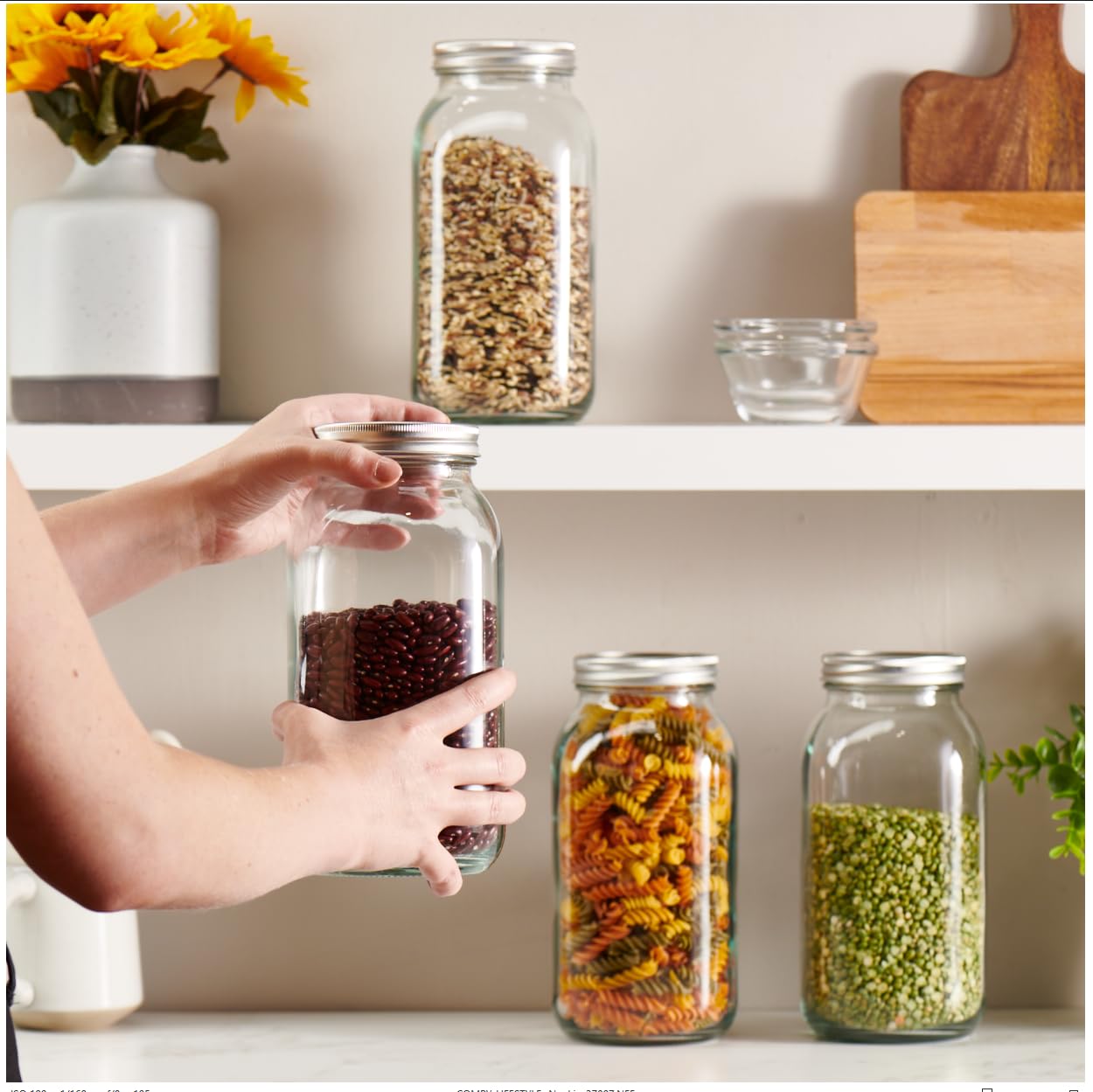 GLING microwave-safe and dishwasher-safe jar for quick reheats and cleanup.