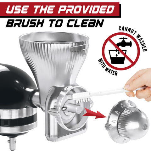 GLINK easy-clean brush makes post-use cleanup quick and simple.