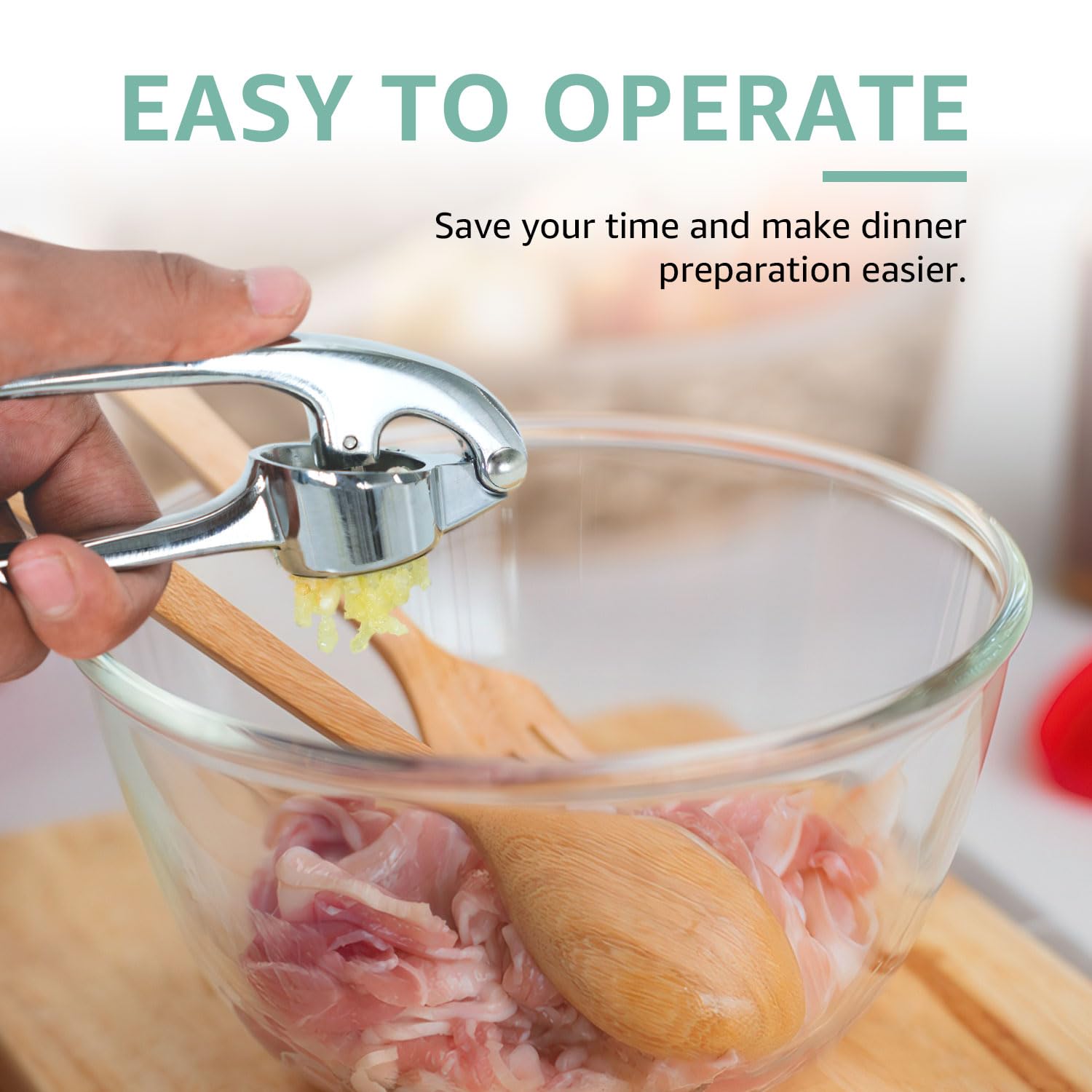 Global Digitronix GD Premium Garlic Press Set brush included for easy washing