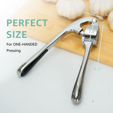 Global Digitronix GD Premium Garlic Press Set dishwasher-safe construction for quick cleanup