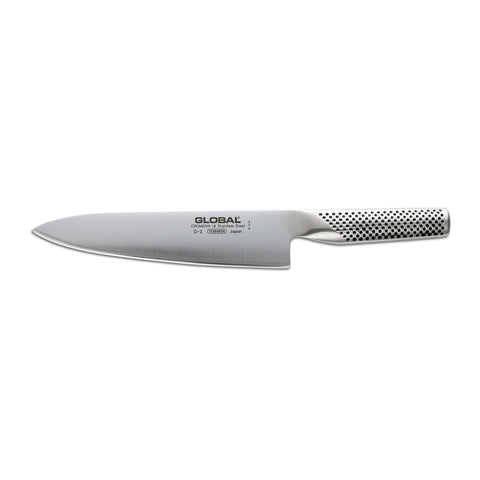 Global Osaka 8-inch chef’s knife blade for precise, clean cuts