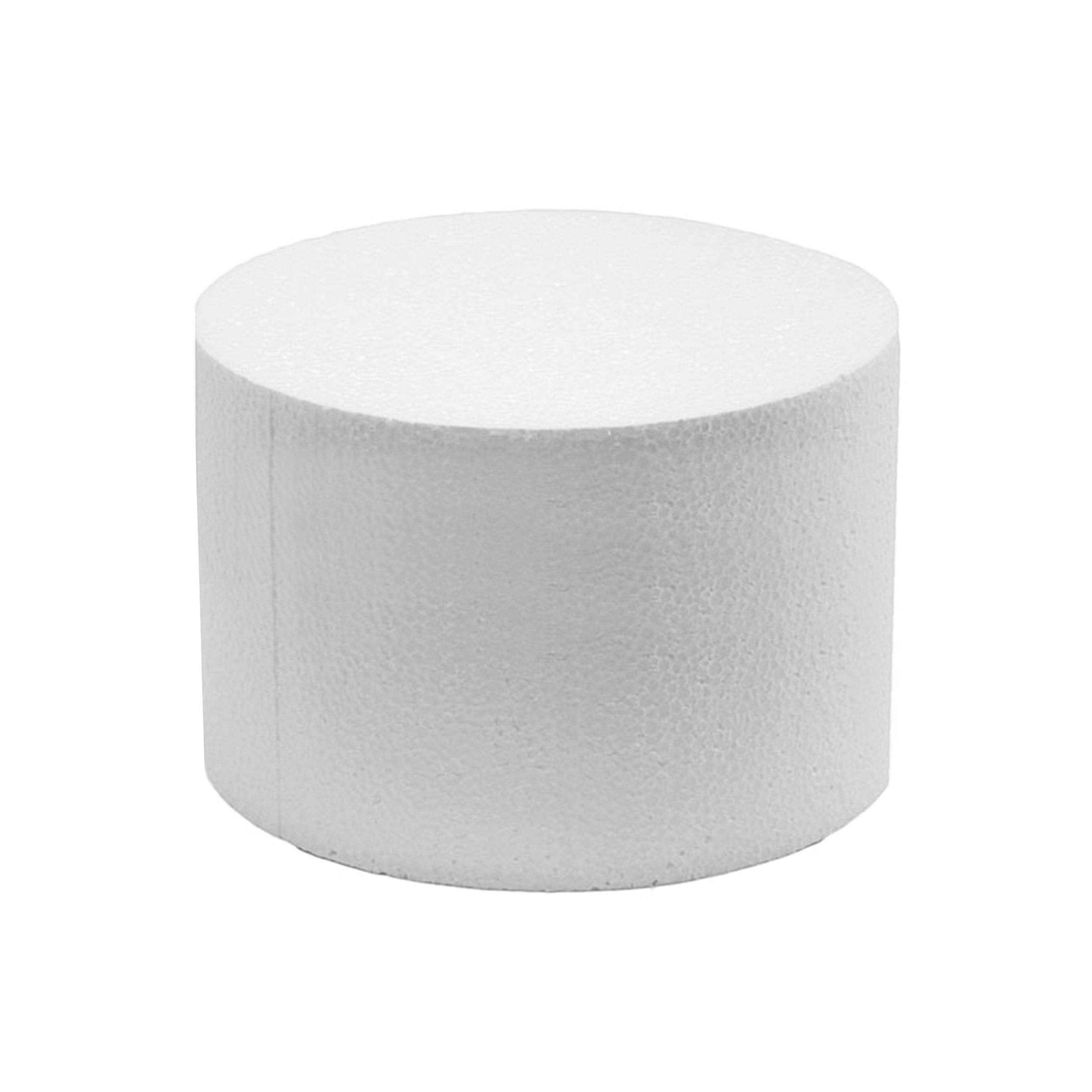 Global Sugar Art 6x6 cake dummy with smooth fondant surface for decorating practice.