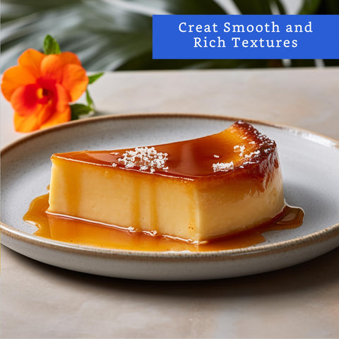 GLOBE ROCKET flan mold caramel sugar melting for caramel tops
