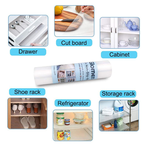 Glomen bottle mat liner helps prevent drips on countertops.