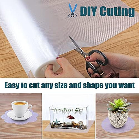 Glomen easy-cut option for DIY sizing and edge-to-edge fit.