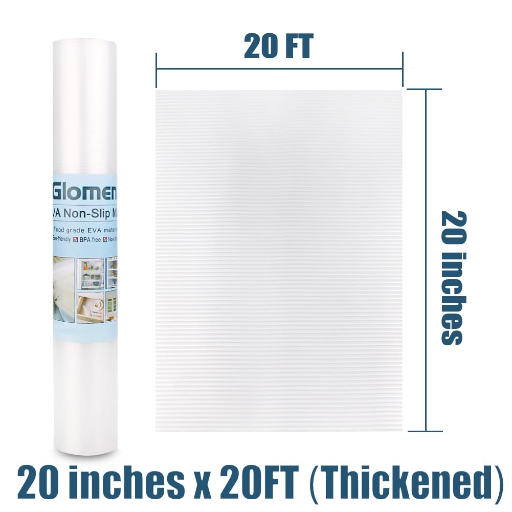 Glomen shelf liner easy to wipe clean after spills