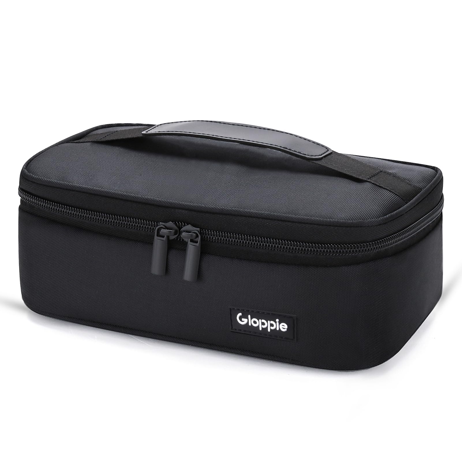 Gloppie small lunch bag front view; compact carry for work or school.