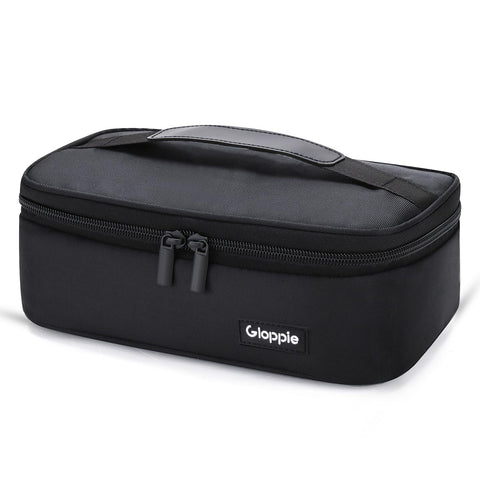 Gloppie small lunch bag front view; compact carry for work or school.