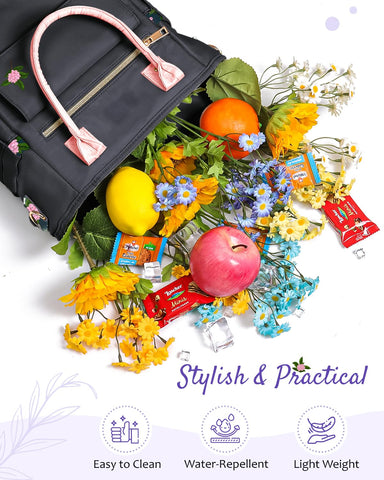 Glorieroo Deluxe bag side pocket for water bottle or umbrella storage