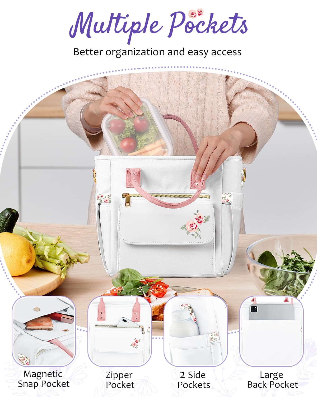 GLORIEROO interior insulation keeps meals fresh during travel and workouts