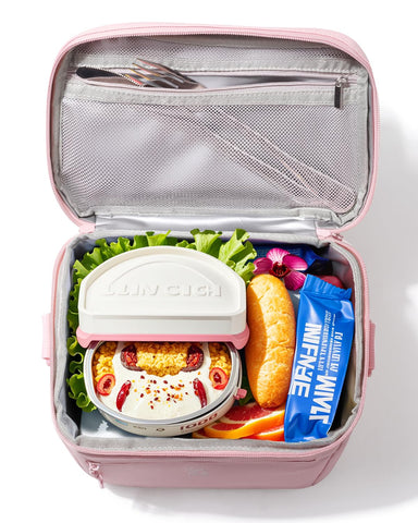 GLORIEROO insulated lunch box bag made from recycled polyester for durable, eco-friendly use.