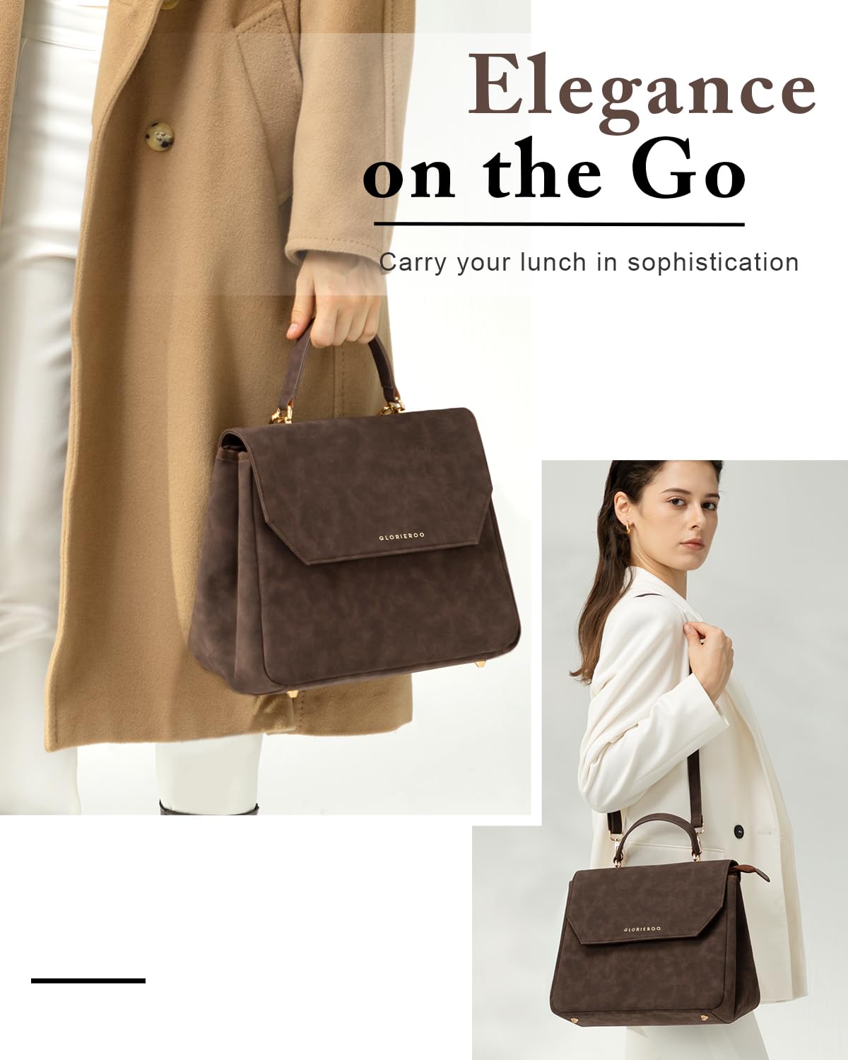 GLORIEROO gift-ready lunch bag appeals as a thoughtful present