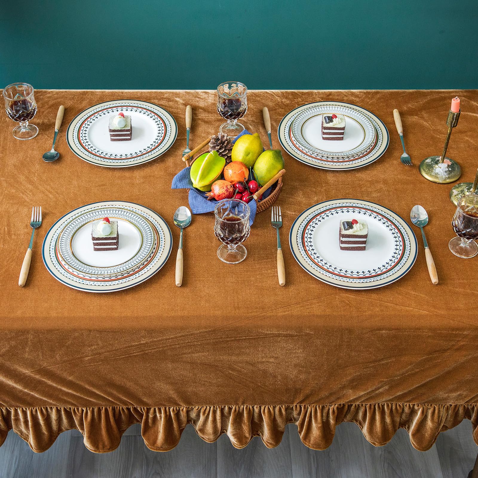 GLORY SEASON velvet texture close-up showing soft fabric and premium sheen