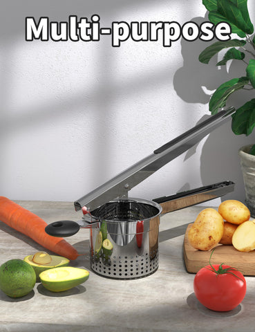 GloTika black potato ricer finish shown in sleek, durable build