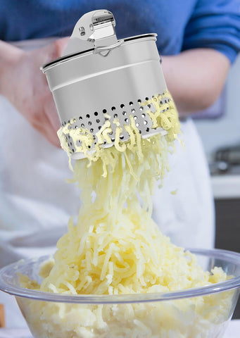 GloTika ergonomic handle masher provides comfortable, fatigue-free use.