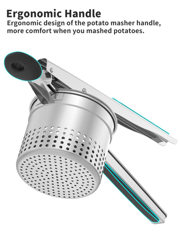 GloTika multi-purpose ricer handles soft vegetables and baby food