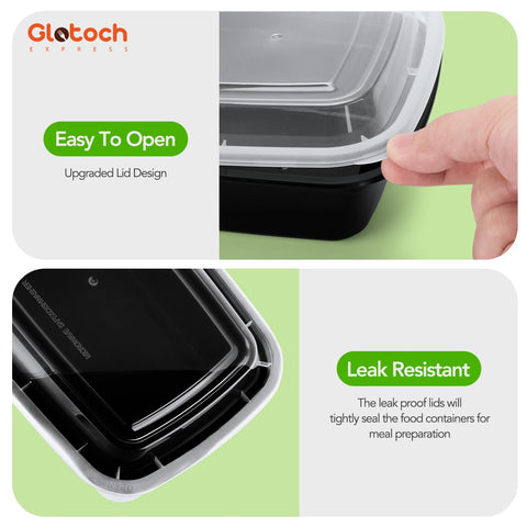Glotoch Express 28oz dishwasher-safe container for easy cleanup after meals.