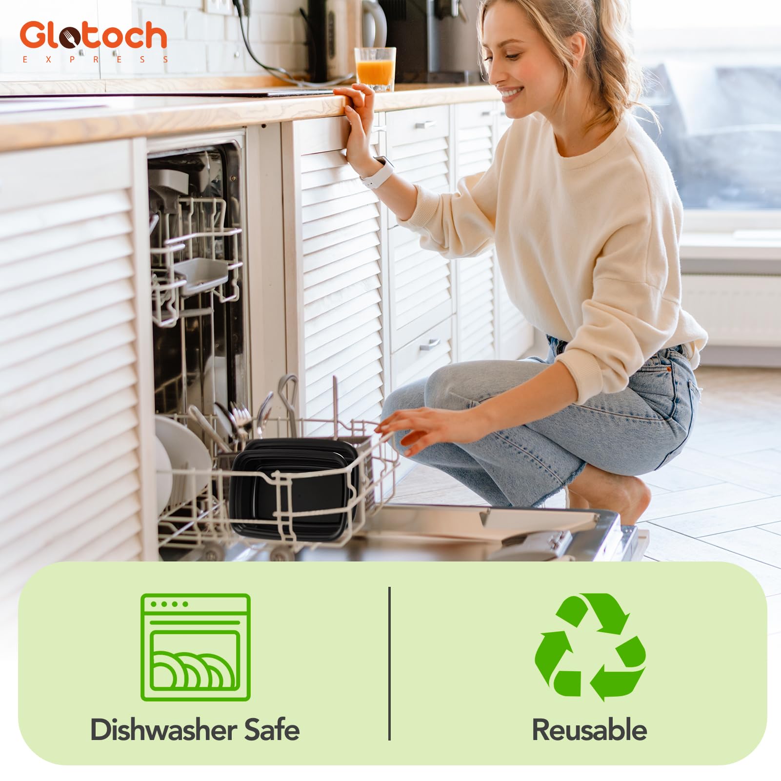 Glotoch Express leakproof lid design preventing spills during transport