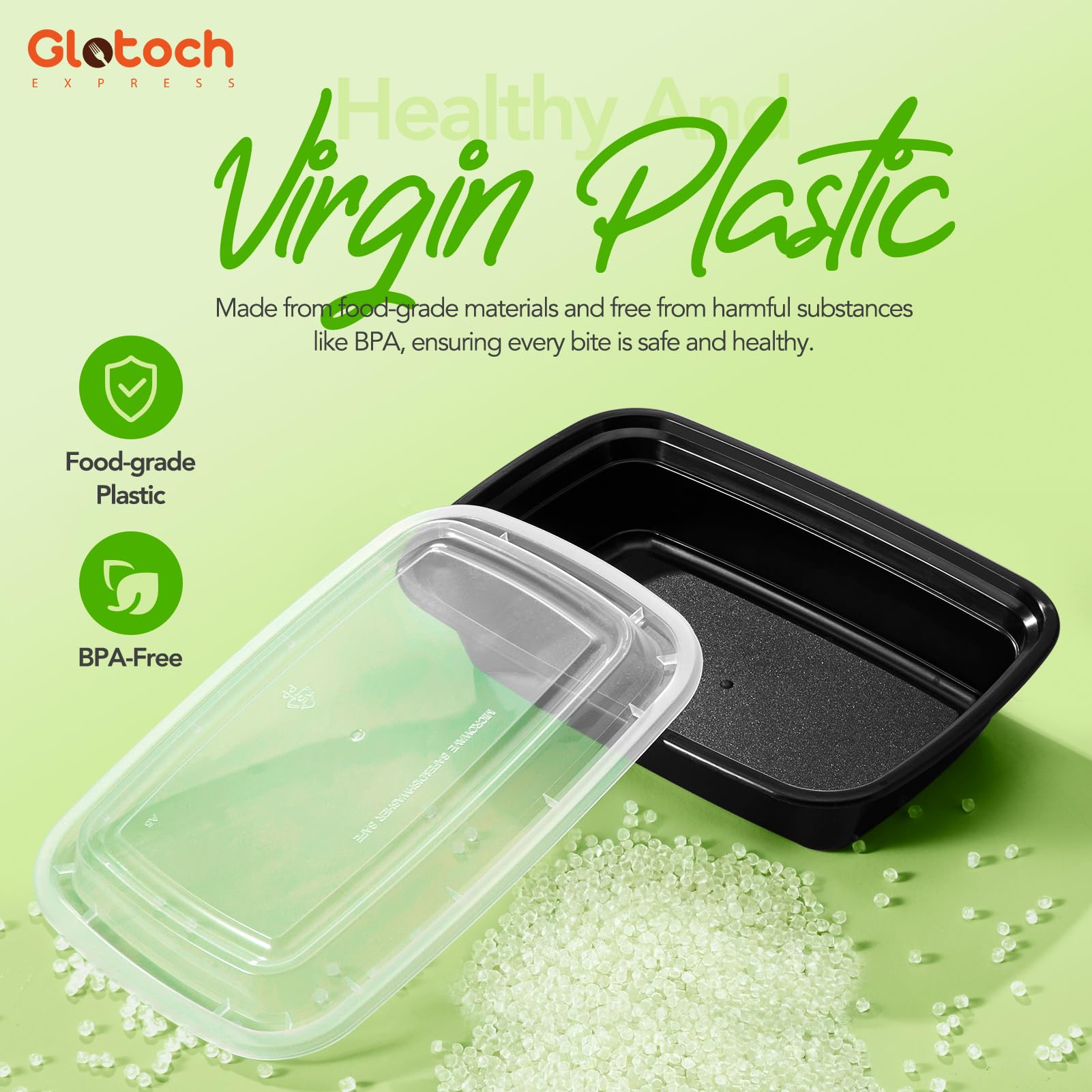 Glotoch Express to-go lunch box for work or travel.