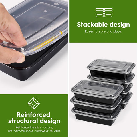 Glotoch freezer-safe container preserves leftovers in the fridge.