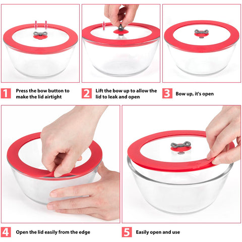 Glouglou Goose GGG bow-button lid seals with effortless press for secure storage.