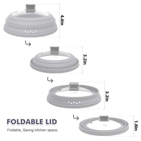 GLOU-GLOU GOOSE GGG collapsible silicone edge for compact storage.