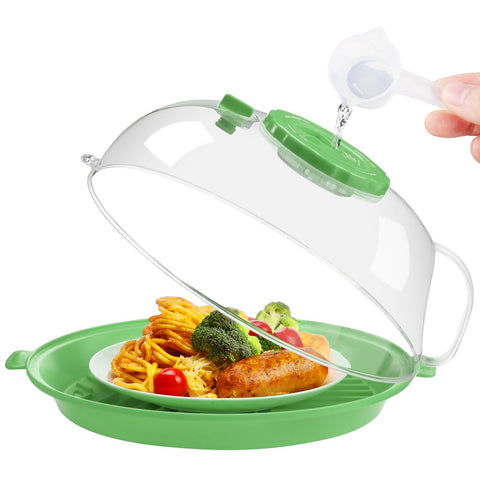 GLOU-GLOU GGG microwave splatter cover 10-inch keeps microwaves clean during reheating.