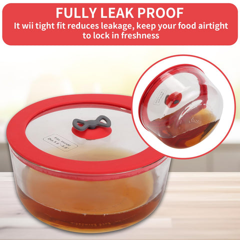 Glouglou Goose GGG tempered glass lid surface offers clear visibility of contents.