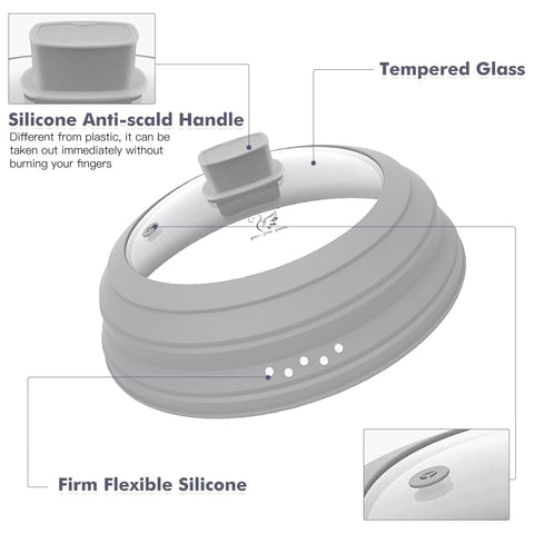 GLOU-GLOU GOOSE GGG top vent holes release steam to avoid condensation.