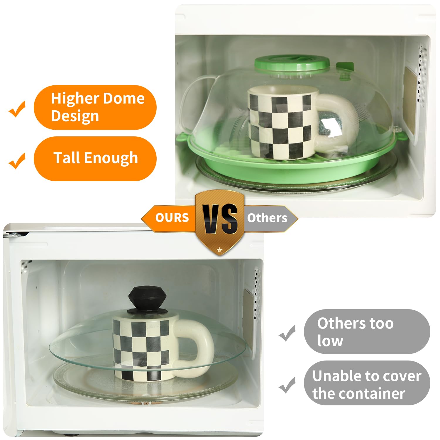 GLOU-GLOU GGG vent valve lid speeds heating and reduces steam buildup.