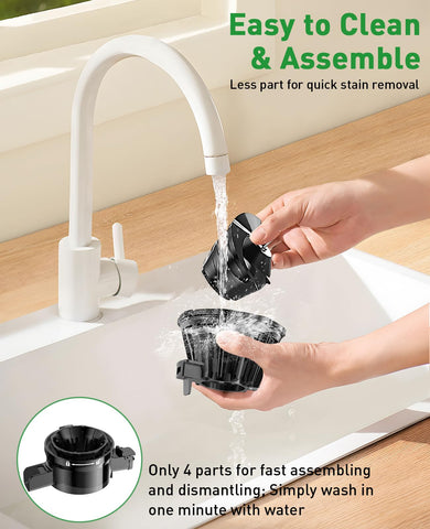 GlowWise compact footprint fits on small countertops