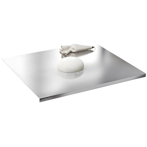 Glyncipher stainless steel cutting board front view for meat and veg prep