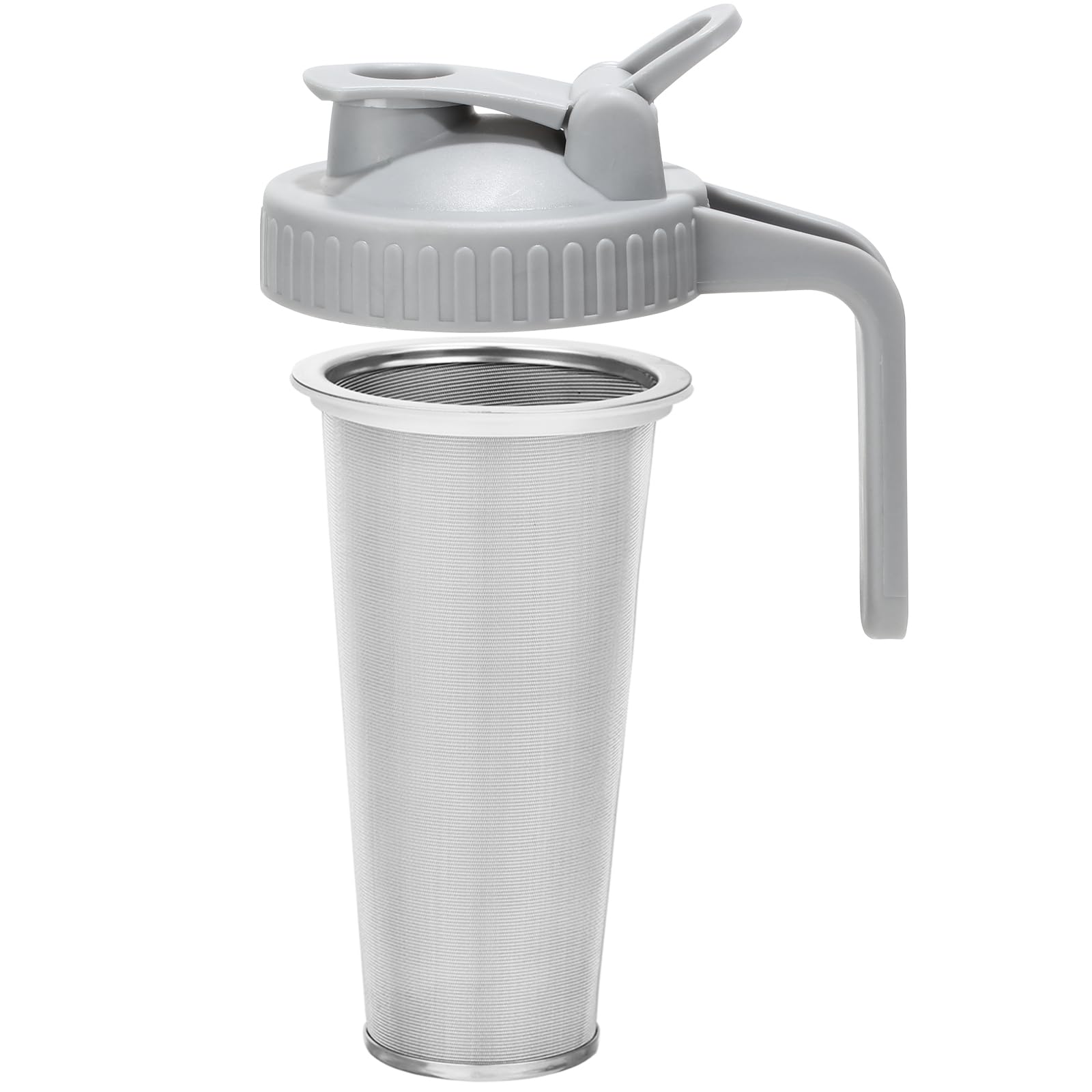 Glyntrof cold brew filter with pour spout lid for leak-free iced drinks