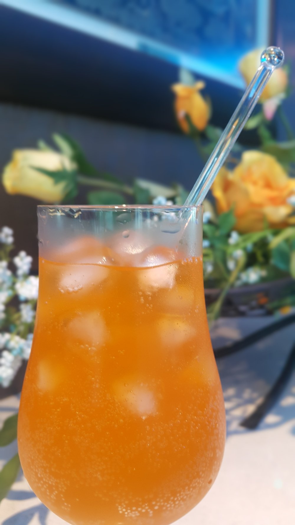 Gmark black finish stirrers add contemporary style to drinks.