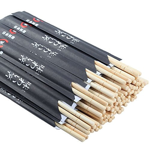 Gmark GM1038 disposable chopsticks, 100 pairs, 9-inch sleeves for hygienic service.