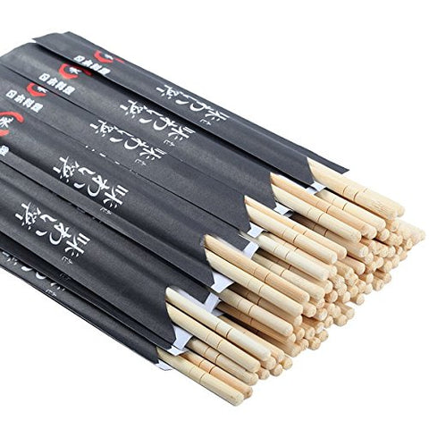 Gmark GM1038 disposable chopsticks, 100 pairs, 9-inch sleeves for hygienic service.