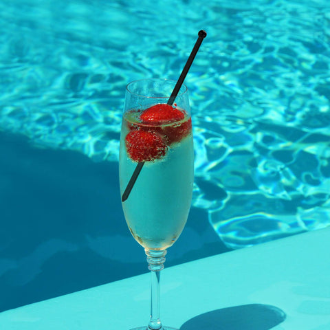 Gmark home bar setup with versatile stirrers for entertaining.