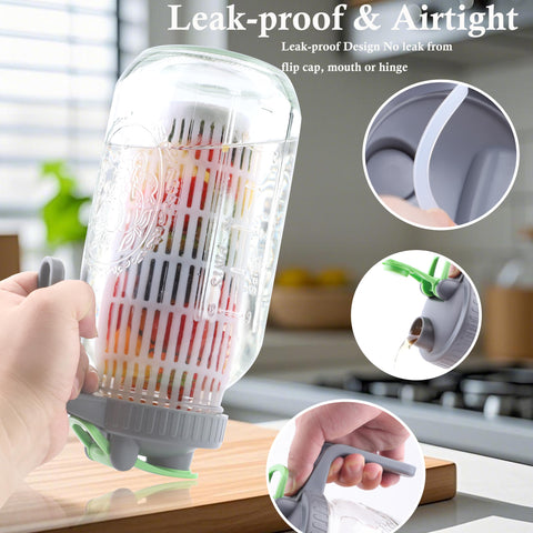 GMCOZY ergonomic thick handle for comfortable pouring.
