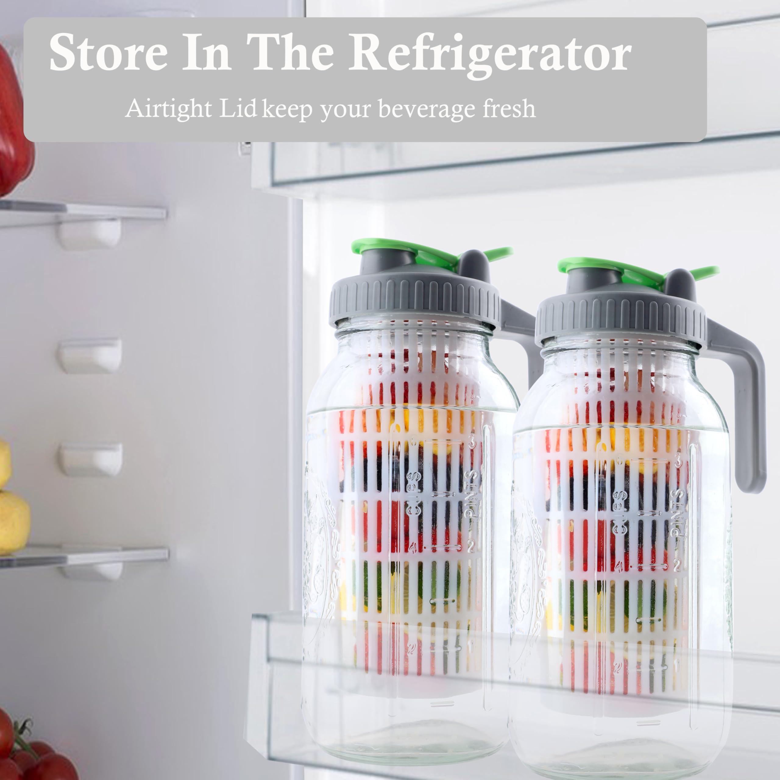 GMCOZY citrus lemonade infusion pitcher for flavorful beverages.