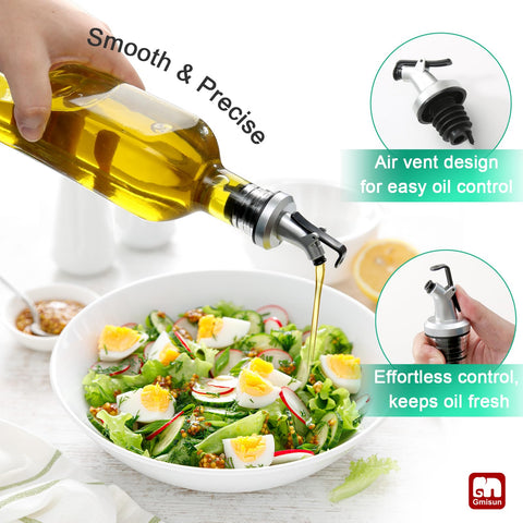 GMISUN upgraded flip spout enables controlled, drip-free pouring.