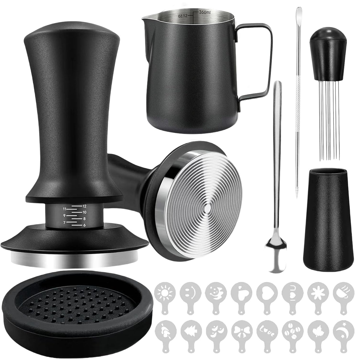 Gmnuiy 51mm espresso tamper with precise press for even extraction