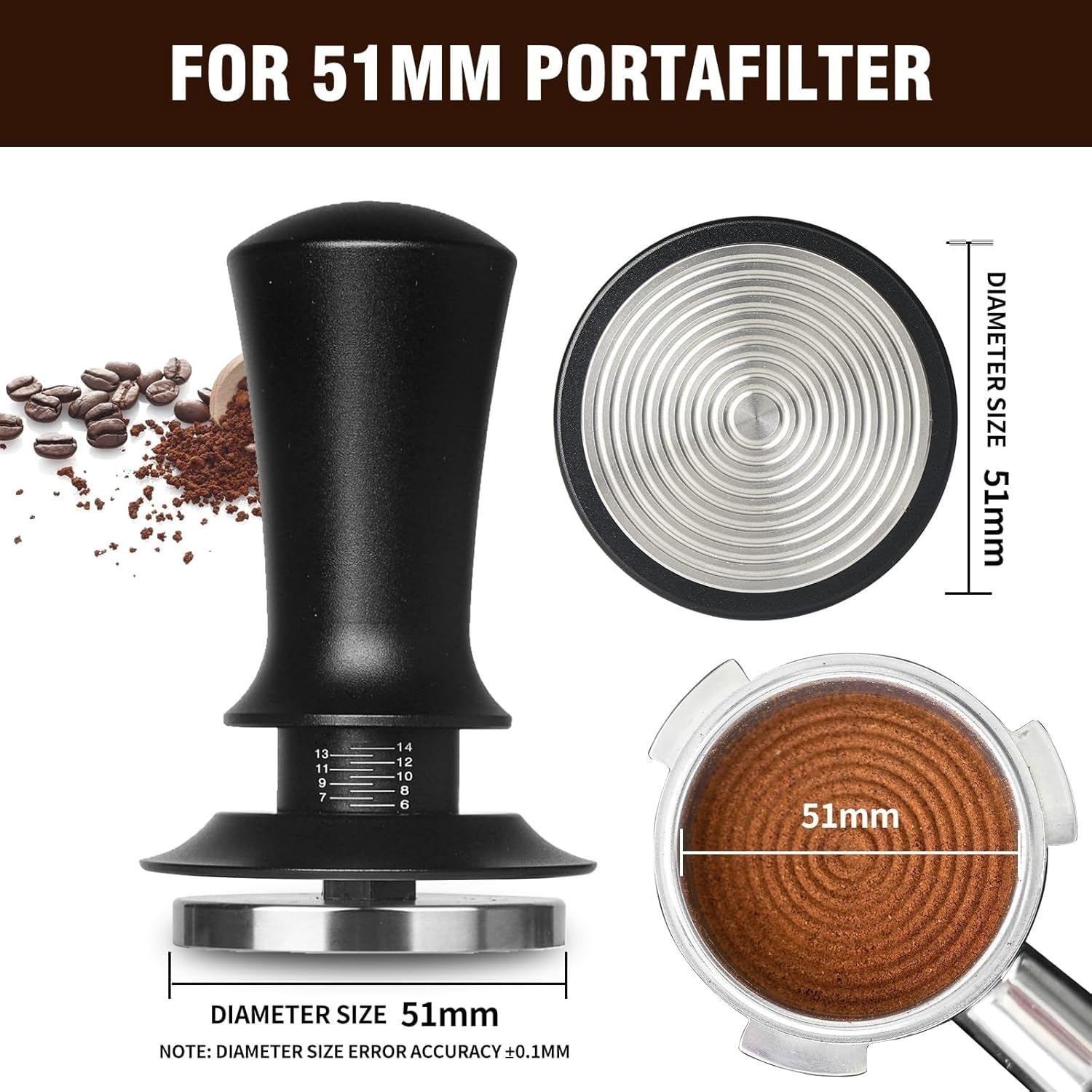 Gmnuiy coffee tamper mat protects countertops during tamping