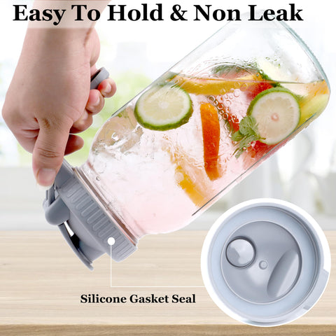 GMSWEET airtight silicone seal ensuring fresh beverages.