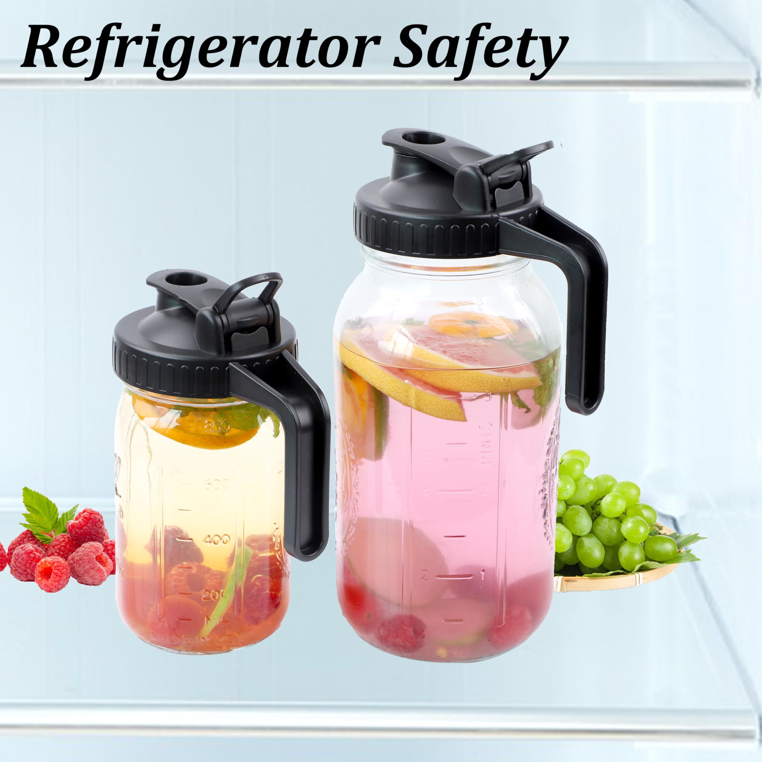 GMSWEET wide-mouth pitcher for easy filling and cleaning.