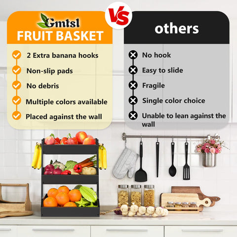 GMTSL Fruit Organizer shows easy assembly and quick setup