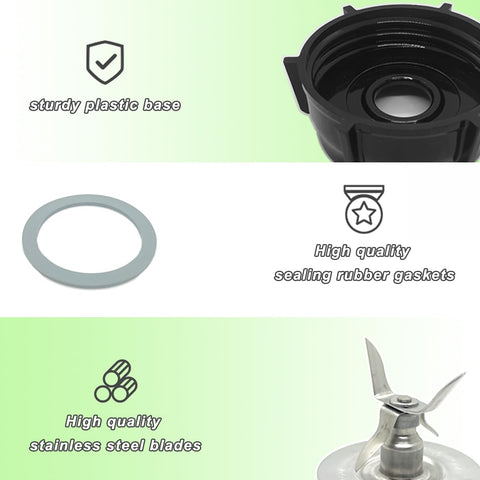 Gnicaela kit shows the assembled jar for a quick blender upgrade