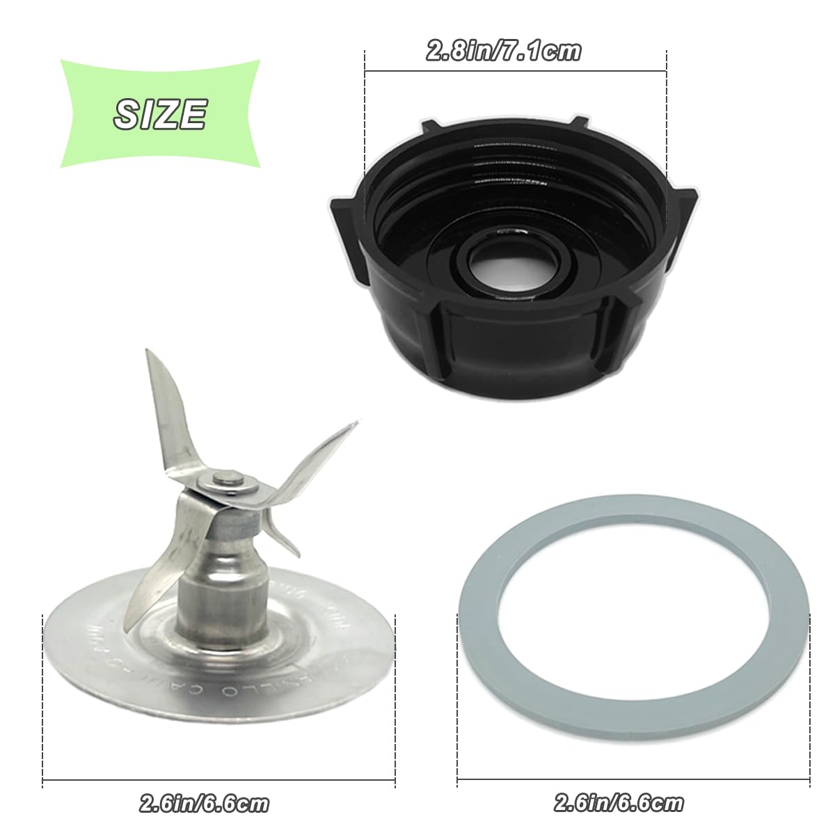 Two seal gaskets included provide extra durability and quick replacements